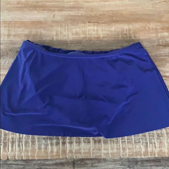 Miraclesuit royal blue swim skort - Picture 4 of 7